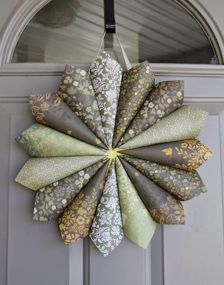 χριστουγεννιάτικο στεφάνι-από-χαρτοπετσέτες-ιδέες- χριστουγεννιάτικο στεφάνι-από-χαρτοπετσέτες-ιδέες-