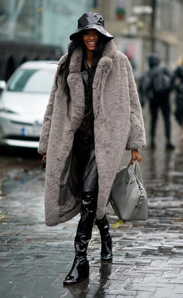 γκρι-oversized-γούνα-ιδέες- γκρι-oversized-γούνα-ιδέες-