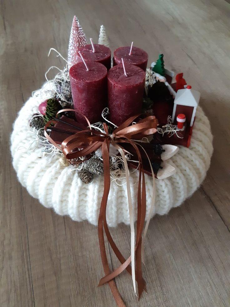 Χριστούγεννα-2024-Μάλλινες-βάσεις-κεριών-διακόσμηση-ιδέες Χριστούγεννα-2024-Μάλλινες-βάσεις-κεριών-διακόσμηση-ιδέες