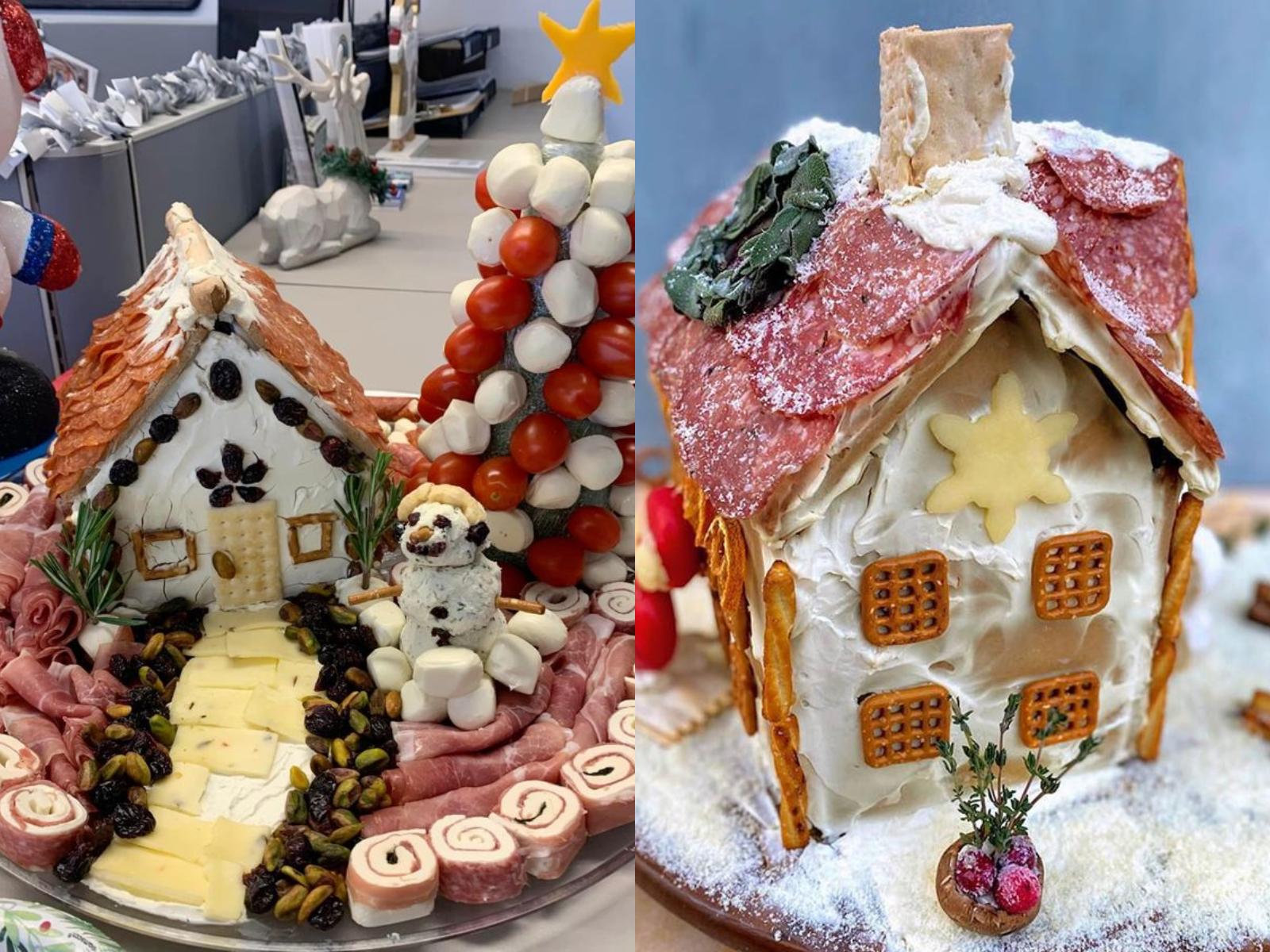 Βήμα βήμα πως να φτιάξετε αλμυρό Χριστουγεννιάτικο σπιτάκι