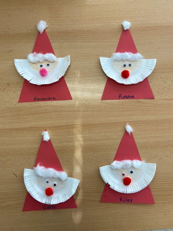 Άγιος Βασίλης-από-χαρτόνι-με-βαμβάκι-ιδέες- Άγιος Βασίλης-από-χαρτόνι-με-βαμβάκι-ιδέες-