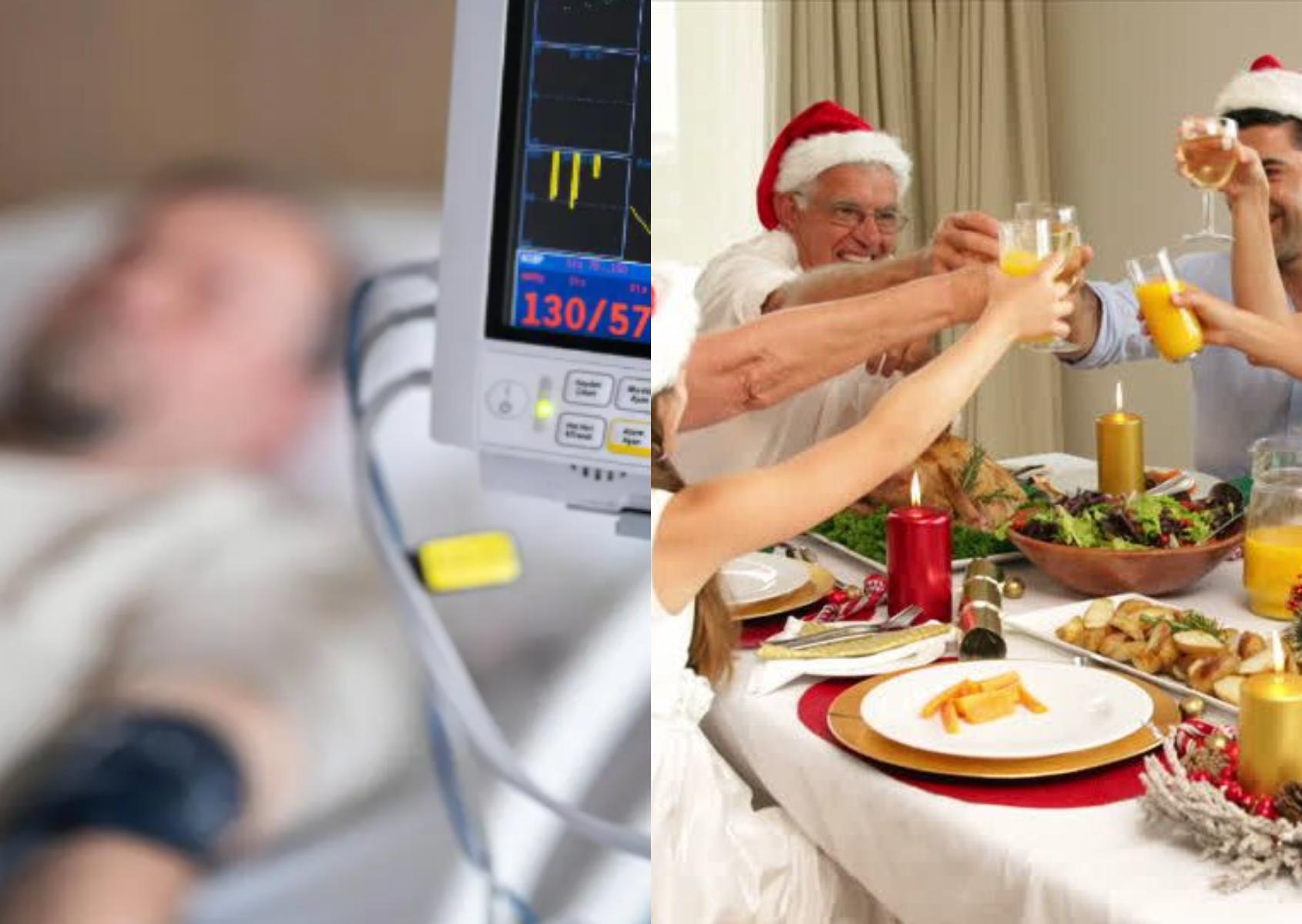 6+1 λόγοι που ο κίνδυνος για έμφραγμα και εγκεφαλικά επεισόδια αυξάνεται τις γιορτές