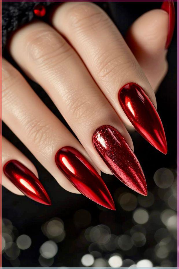 Χριστούγεννα : Ιδέες για γιορτινό μανικιούρ σε όλες τις αποχρώσεις του Κόκκινου