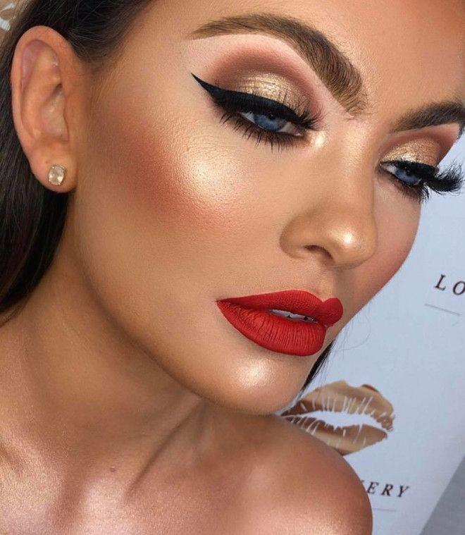 κεραμιδί-κραγιόν-με-χρυσή σκιά-ιδέες- κεραμιδί-κραγιόν-με-χρυσή σκιά-ιδέες-