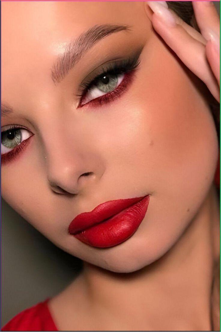 γκρι-smokey eye-με-κόκκινα χείλη-ιδέες- γκρι-smokey eye-με-κόκκινα χείλη-ιδέες-