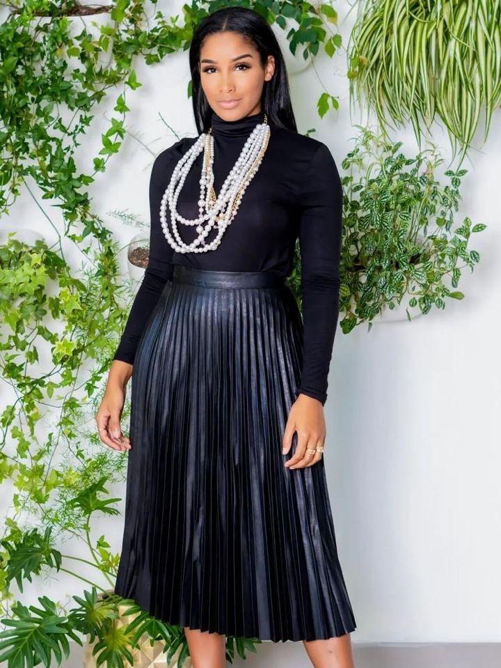 ιδέες-για-πλισέ δερμάτινες φούστες-Χειμώνας 2025-τάσεις- ιδέες-για-πλισέ δερμάτινες φούστες-Χειμώνας 2025-τάσεις-