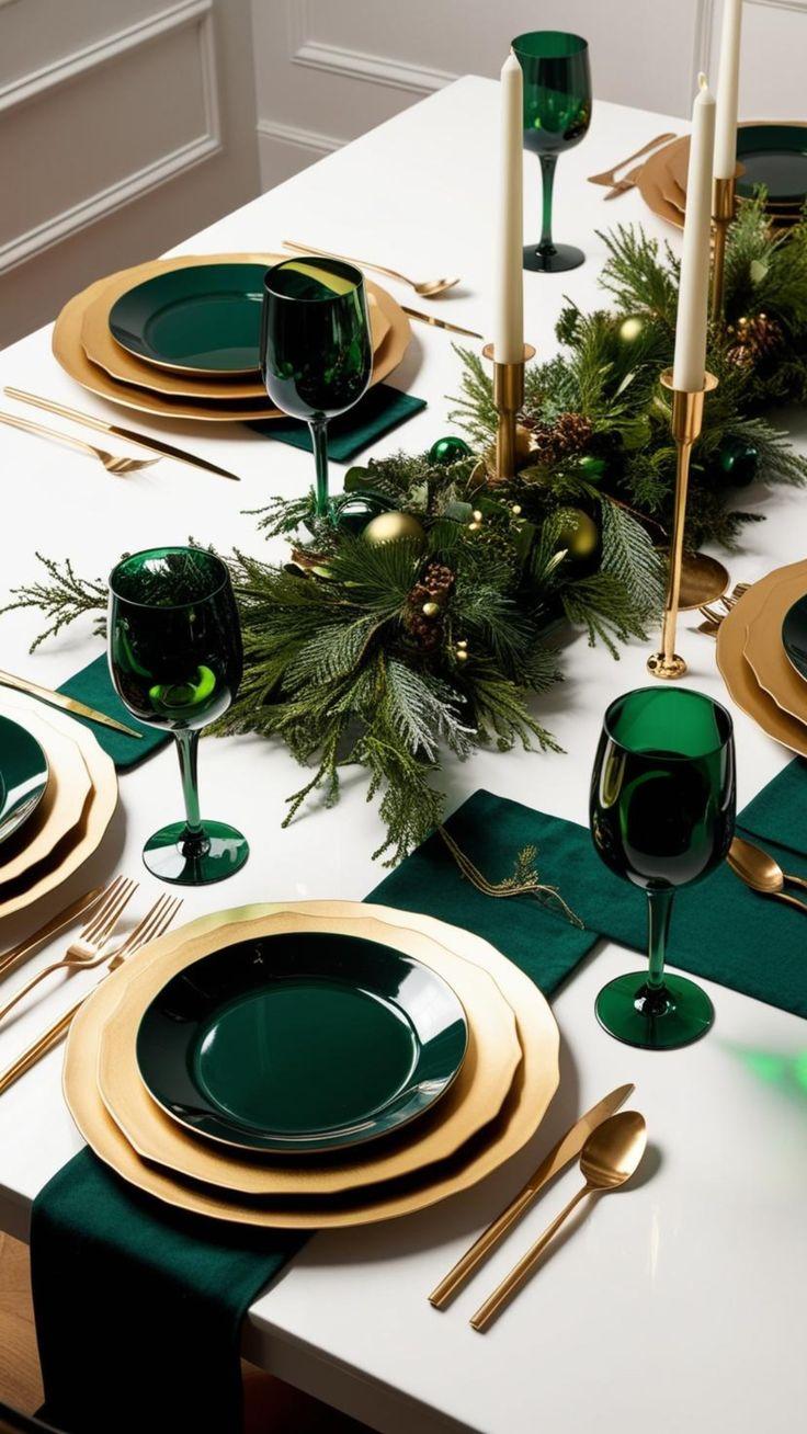 ιδέες-για-διακόσμηση-στο-χριστουγεννιάτικο τραπέζι-για-το-χριστουγεννιάτικο ρεβεγιόν-Χριστούγεννα 2024-