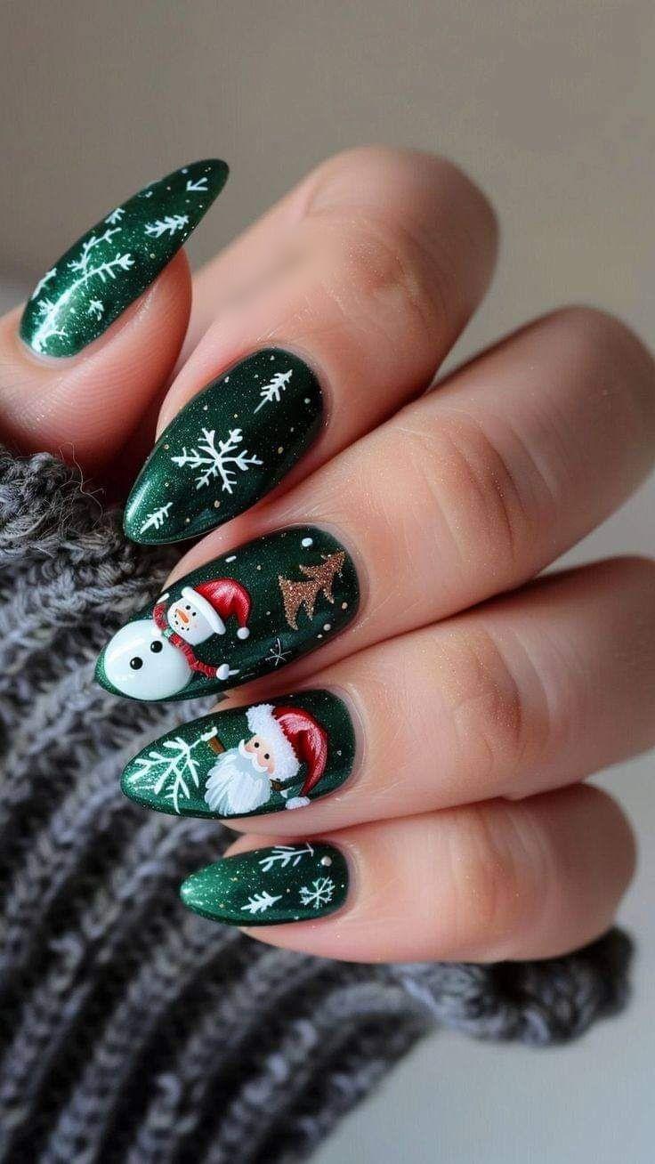 Santa Claus Nails: Ιδέες για Γιορτινό Μανικιούρ με τον Άγιο Βασίλη για Festive Εμφανίσεις Santa Claus Nails: Ιδέες για Γιορτινό Μανικιούρ με τον Άγιο Βασίλη για Festive Εμφανίσεις