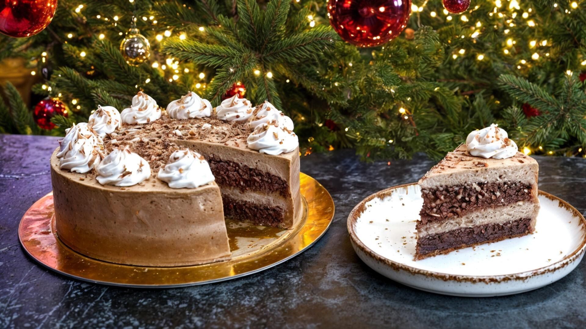 Γιορτινή σοκολατένια τούρτα