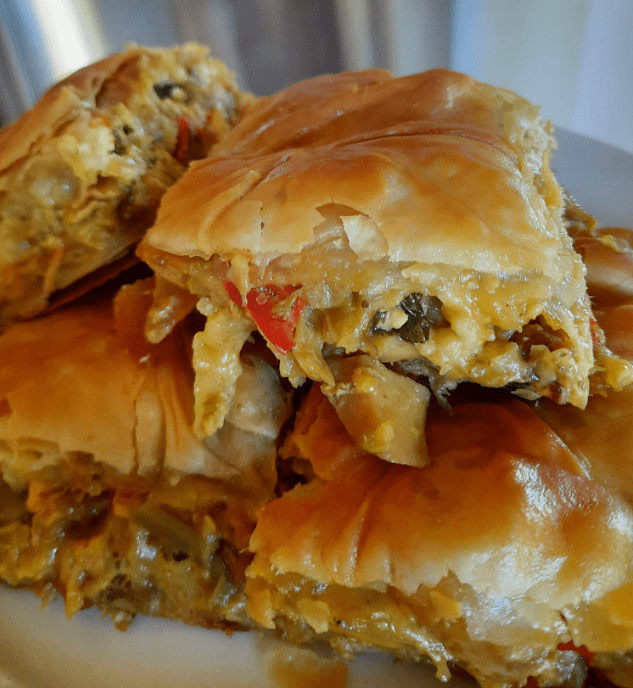 Γιορτινή-μανιταρόπιτα-συνταγή-