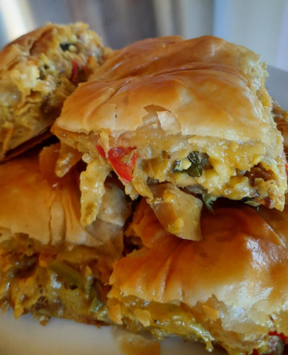 Γιορτινή-μανιταρόπιτα-συνταγή-