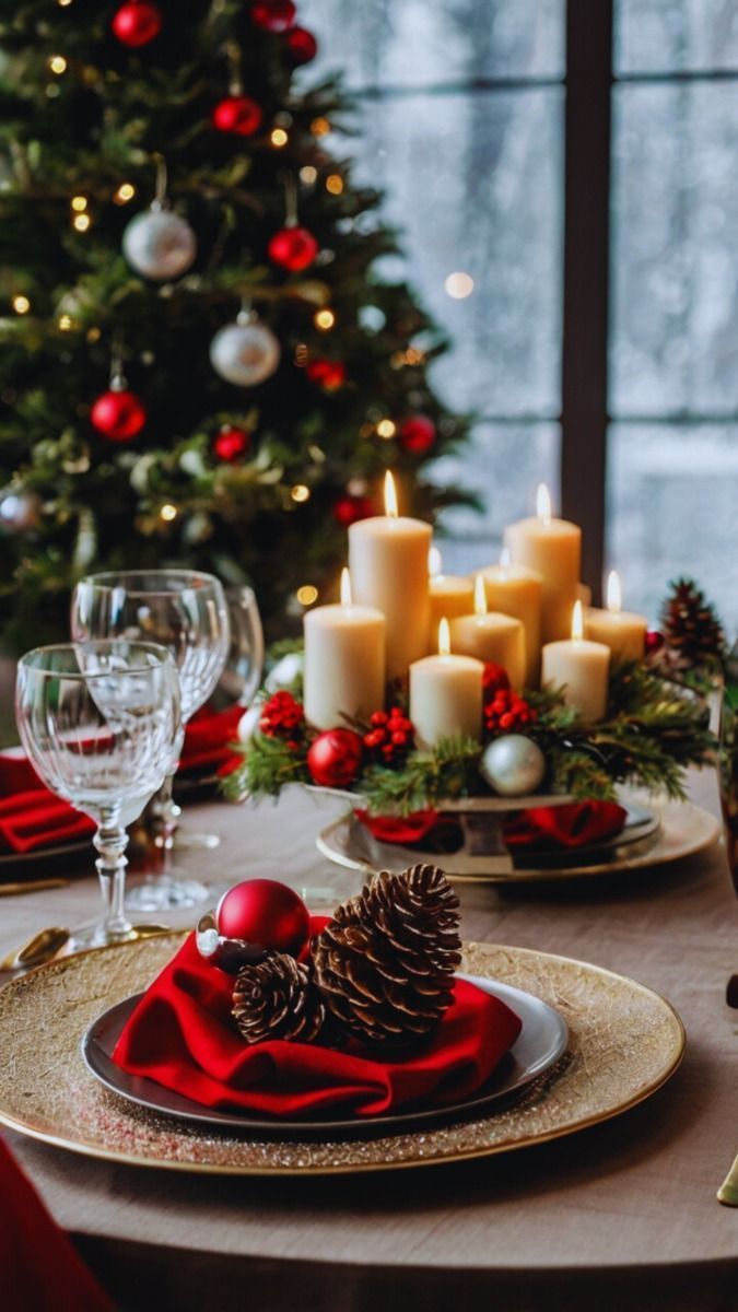 κόκκινη-διακόσμηση-στο-πρωτοχρονιάτικο τραπέζι-ιδέες- κόκκινη-διακόσμηση-στο-πρωτοχρονιάτικο τραπέζι-ιδέες-