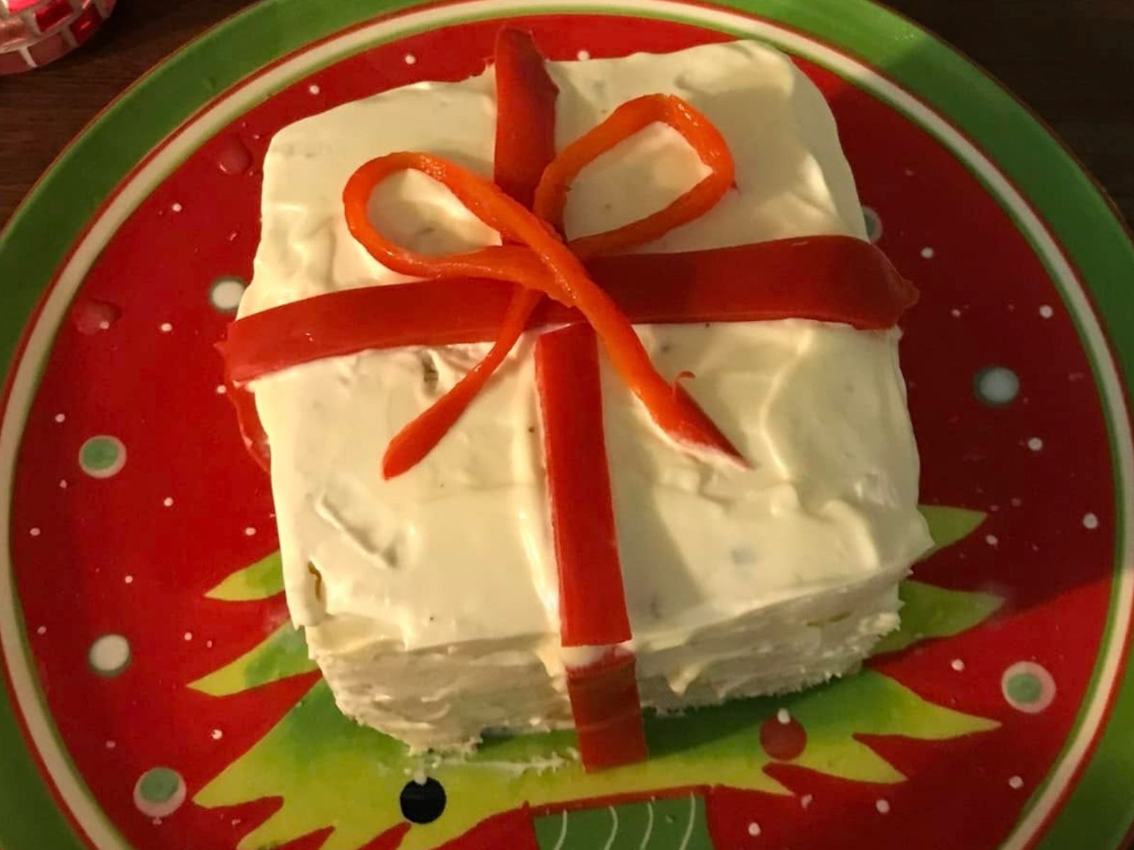 Αλμυρή τούρτα-δώρο-για την Πρωτοχρονιά-συνταγή-