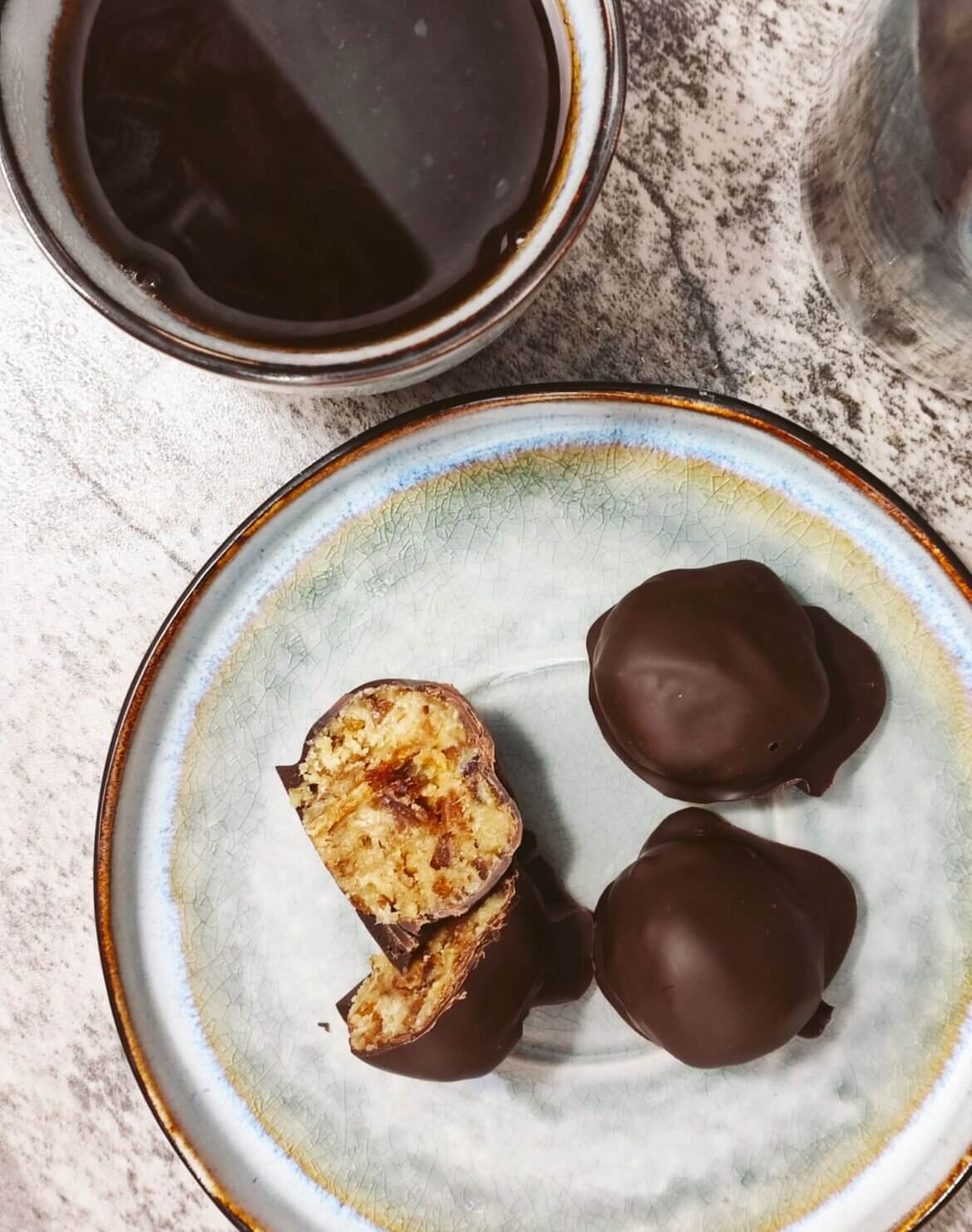 Σοκολατάκια-Marzipan-χωρίς ζάχαρη-συνταγή-