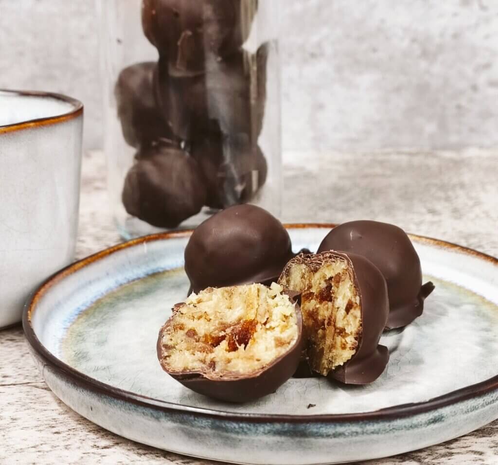 Σοκολατάκια-Marzipan-χωρίς ζάχαρη-συνταγή-