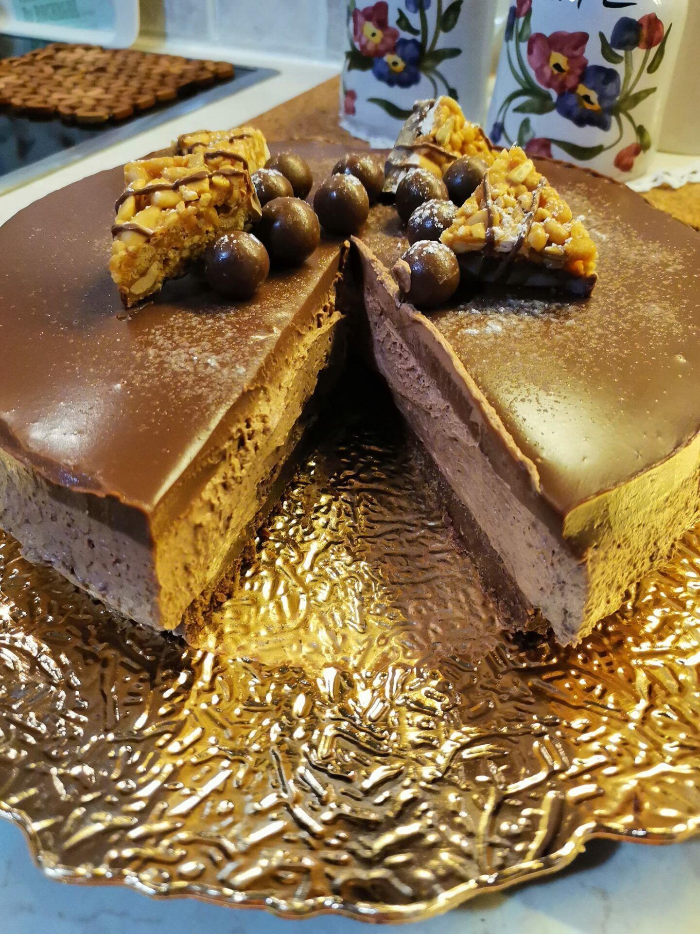 Εύκολο-cheesecake πραλίνα-σοκολάτα-συνταγή- Εύκολο-cheesecake πραλίνα-σοκολάτα-συνταγή-