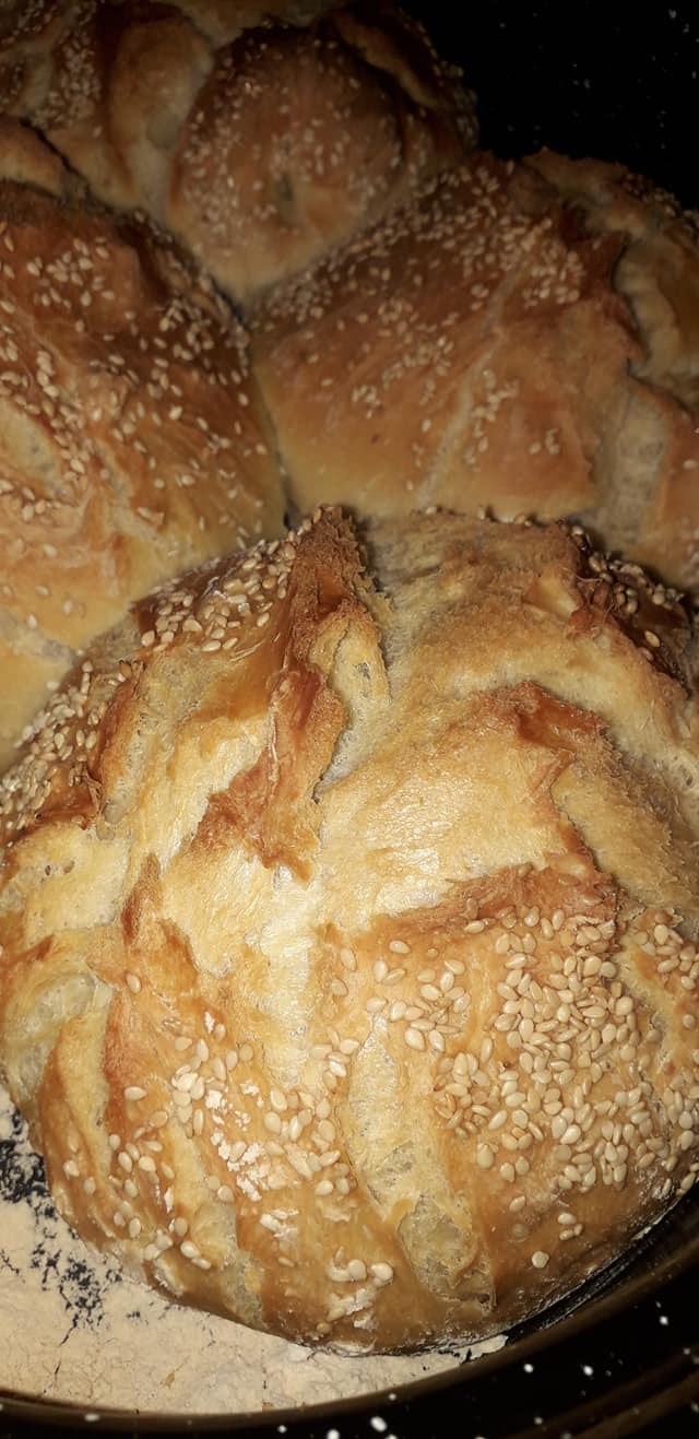 Χωριάτικο-ψωμί της γιαγιάς-συνταγή-