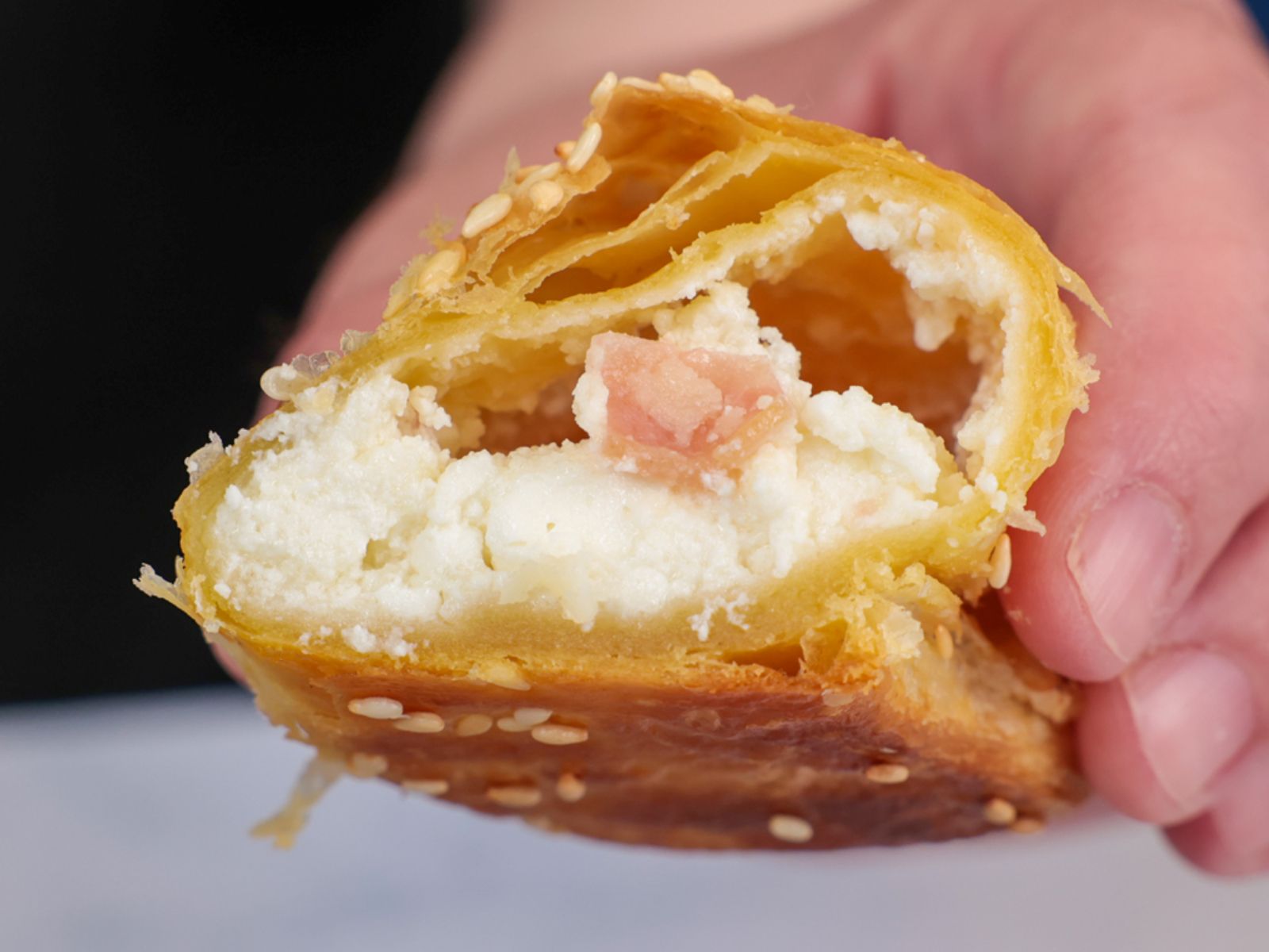 φλογέρες με-ανθότυρο-και αλλαντικά-για το σχολείο-συνταγή-