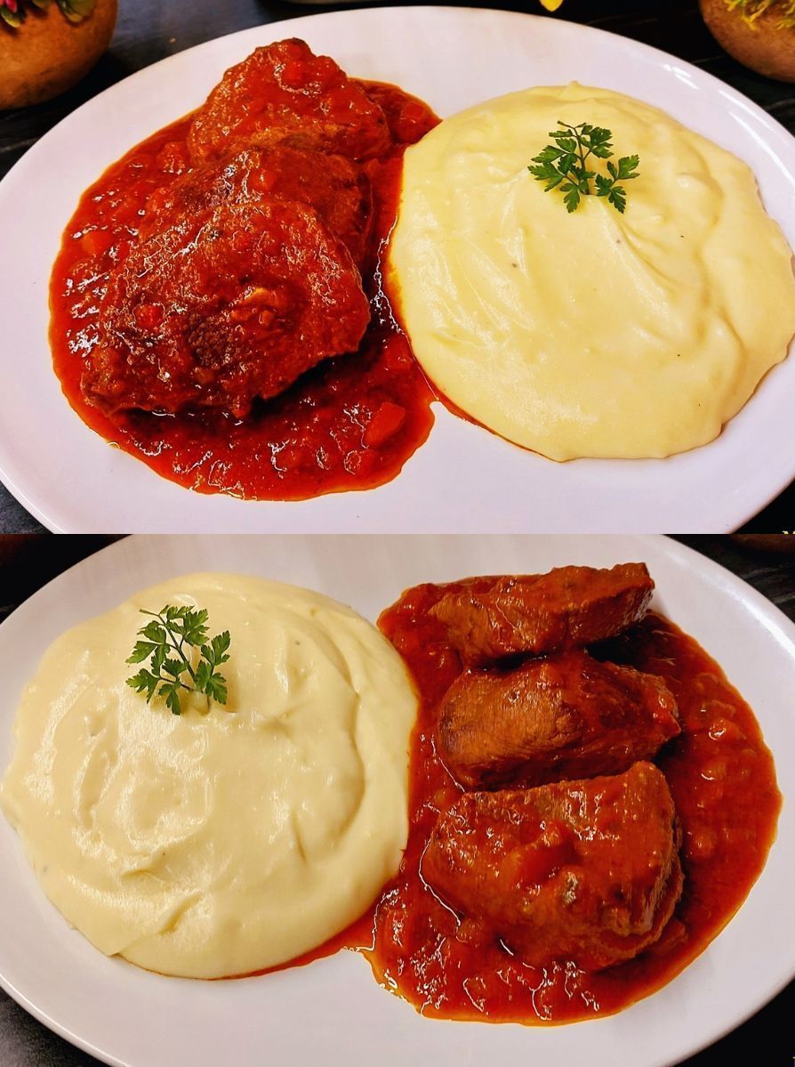 Μοσχάρι-κοκκινιστό-με πουρέ-της γιαγιάς-συνταγή-