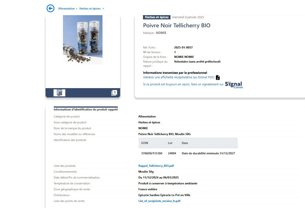 Ανακαλείται-πιπέρι-με-ανθρακινόνη- Ανακαλείται-πιπέρι-με-ανθρακινόνη-