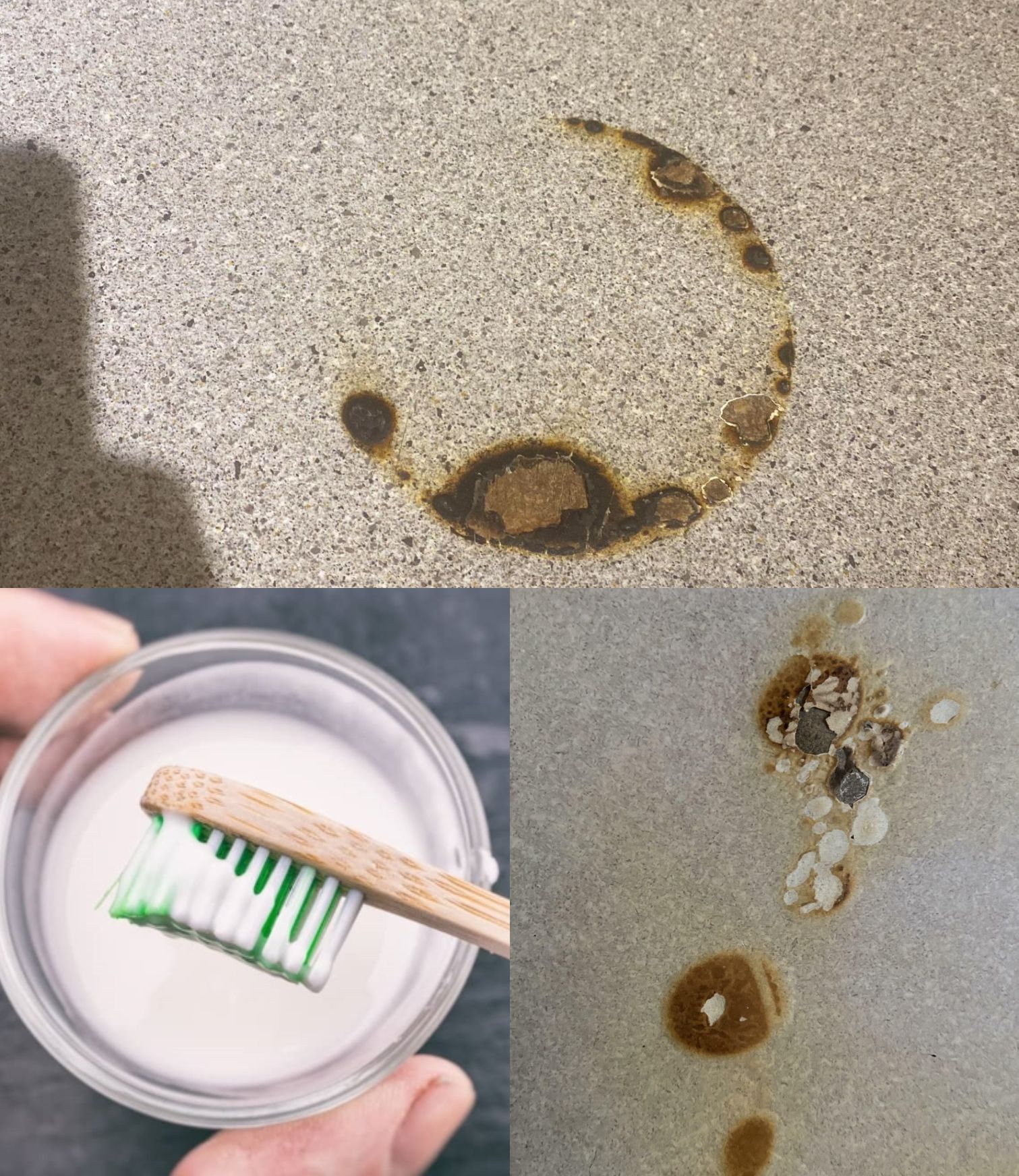 Πάγκοι κουζίνας laminate : Το σπιτικό καθαριστικό που επιδιορθώνει τα καψίματα