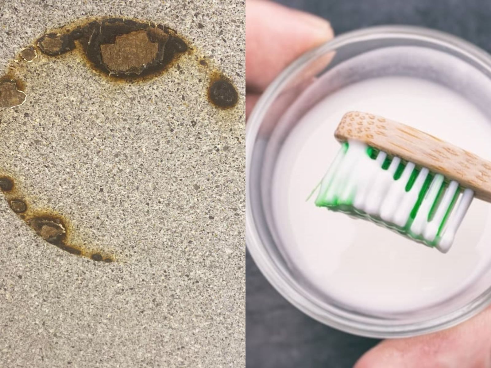 Πάγκοι κουζίνας laminate : Το σπιτικό καθαριστικό που επιδιορθώνει τα καψίματα