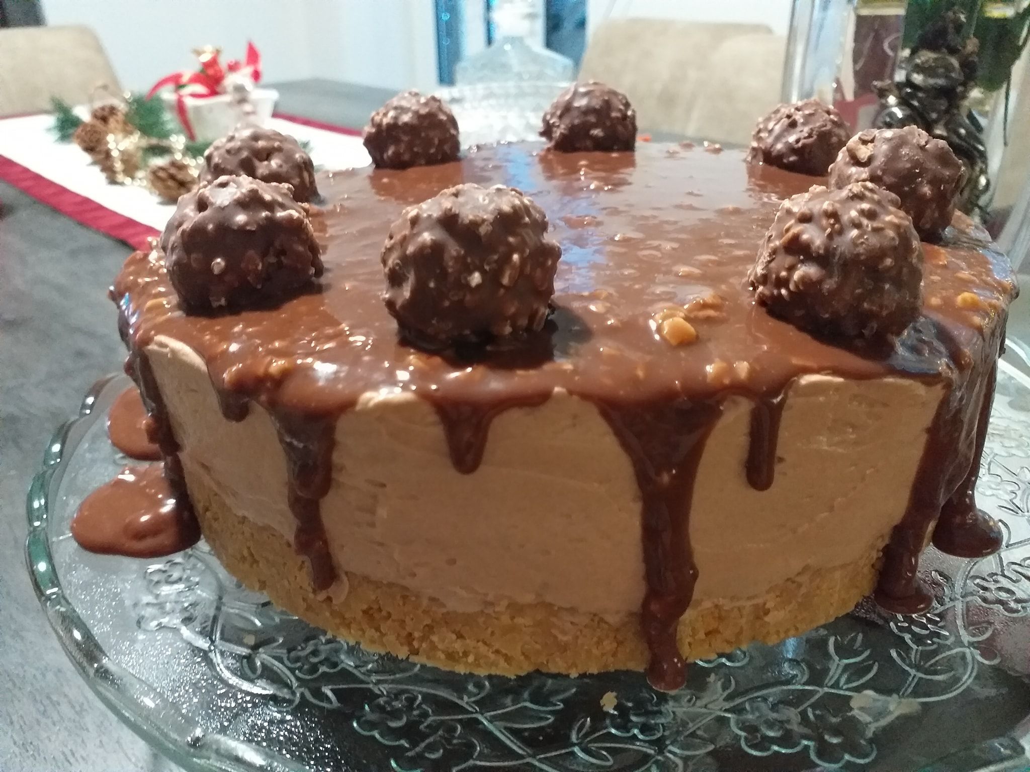 Cheesecake-Ferrero Rocher-συνταγή- Cheesecake-Ferrero Rocher-συνταγή-