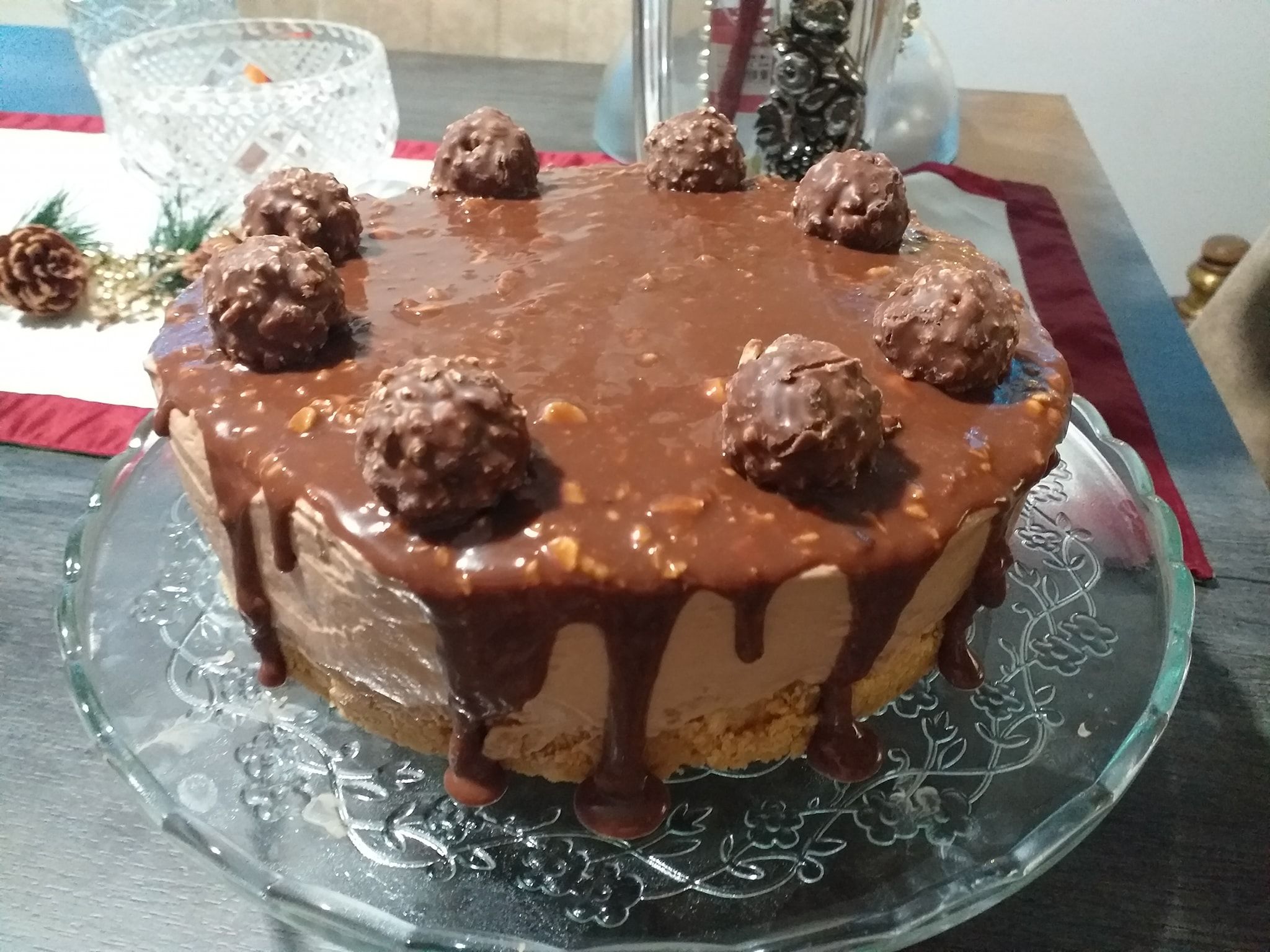 Cheesecake-Ferrero Rocher-συνταγή- Cheesecake-Ferrero Rocher-συνταγή-