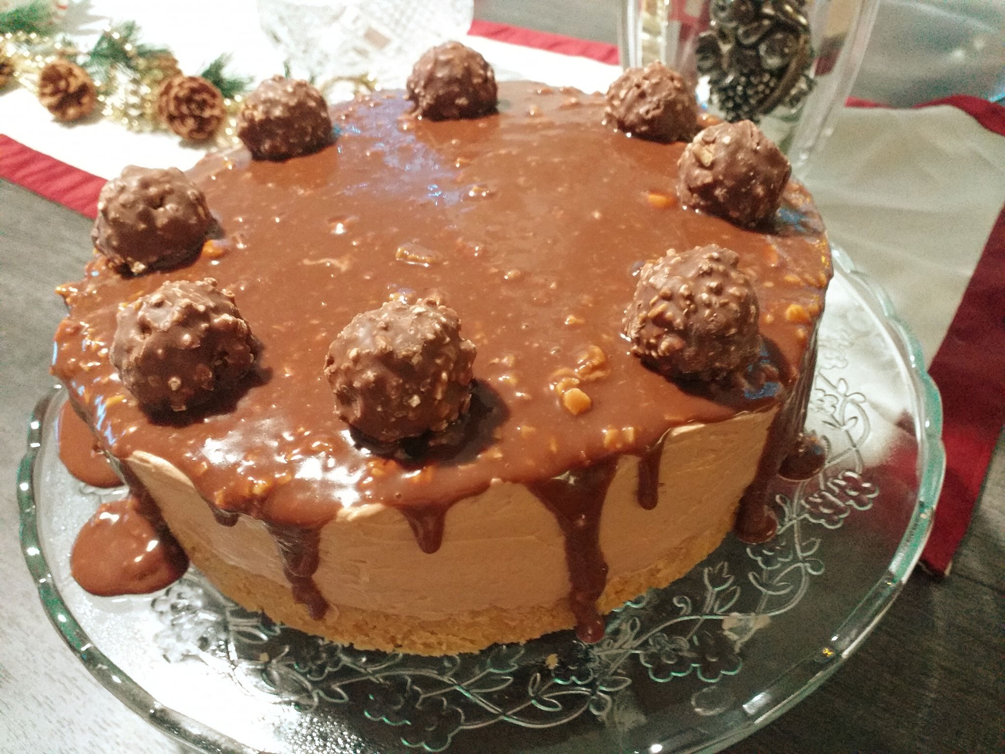 Cheesecake-Ferrero Rocher-συνταγή- Cheesecake-Ferrero Rocher-συνταγή-
