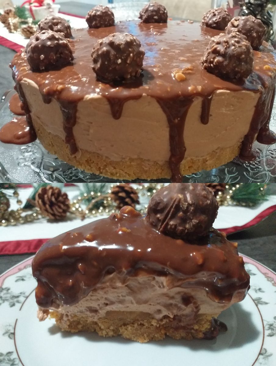 Cheesecake-Ferrero Rocher-συνταγή- Cheesecake-Ferrero Rocher-συνταγή-