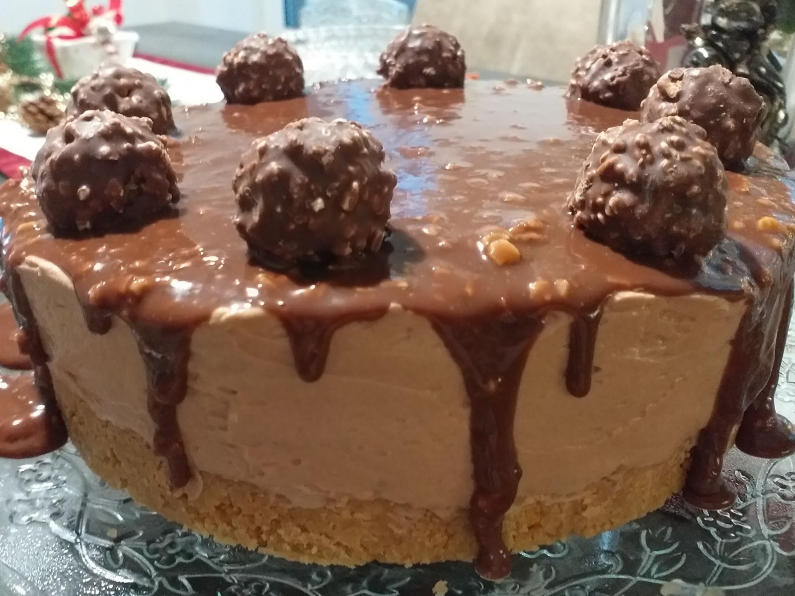 Cheesecake-Ferrero Rocher-συνταγή-