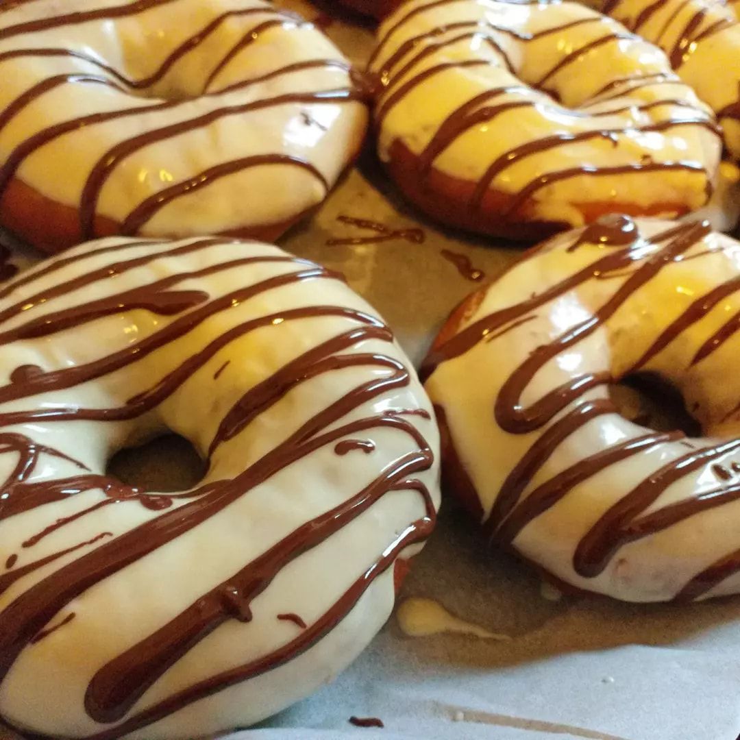 Donuts-με λευκή σοκολάτα-συνταγή-