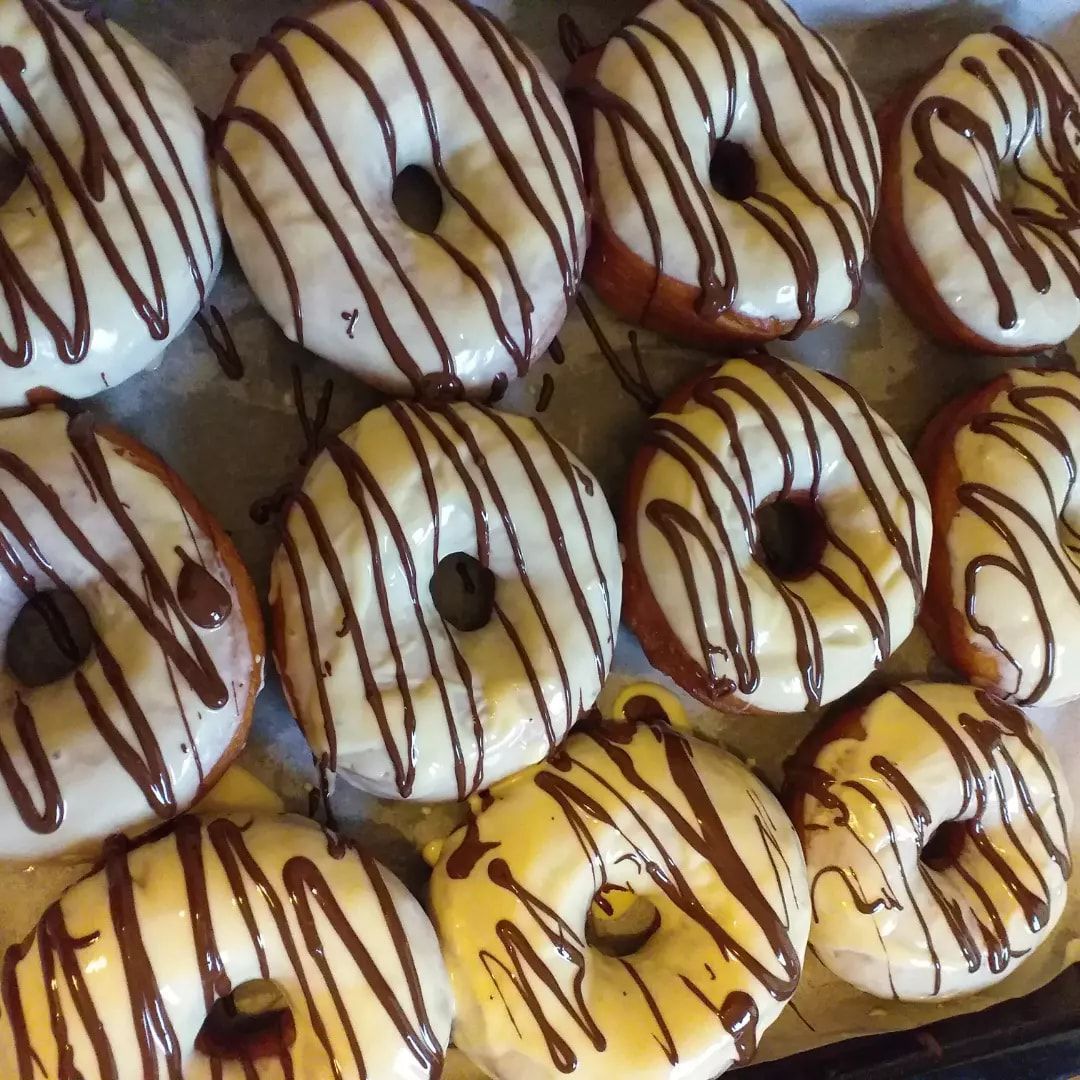 Donuts-με λευκή σοκολάτα-συνταγή-