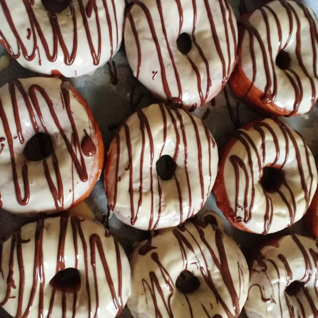 Donuts-με λευκή σοκολάτα-συνταγή-