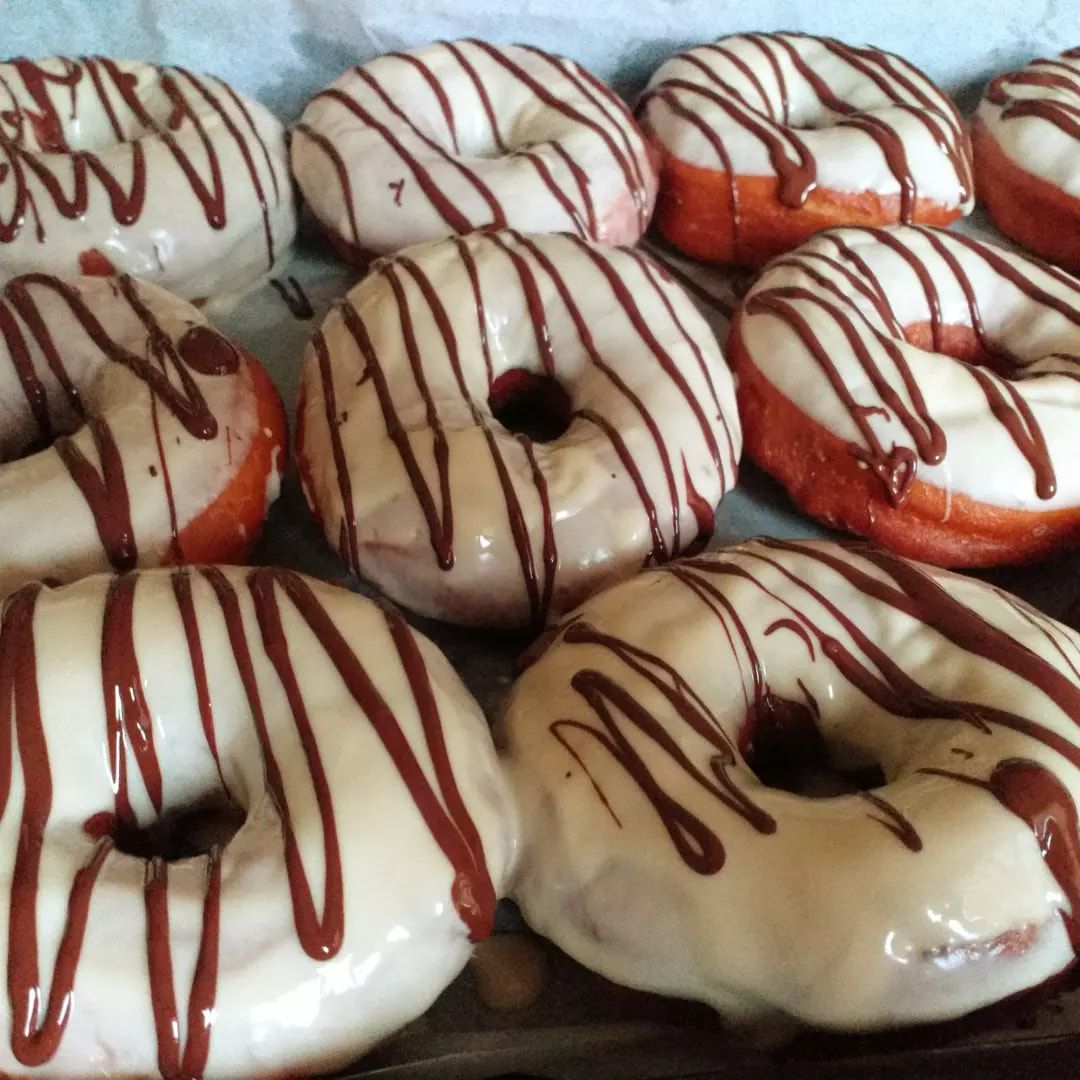 Donuts-με λευκή σοκολάτα-συνταγή-