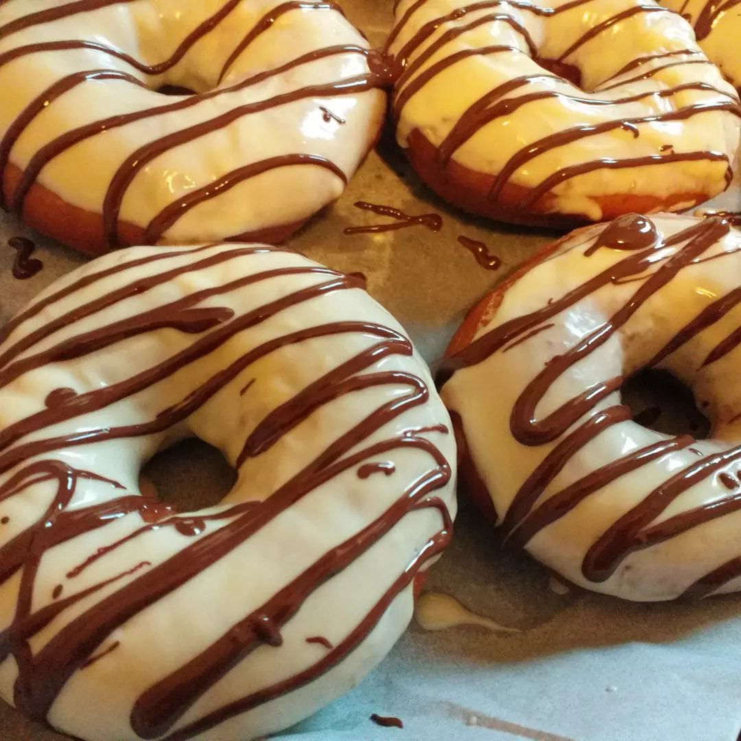 Donuts-με λευκή σοκολάτα-συνταγή-