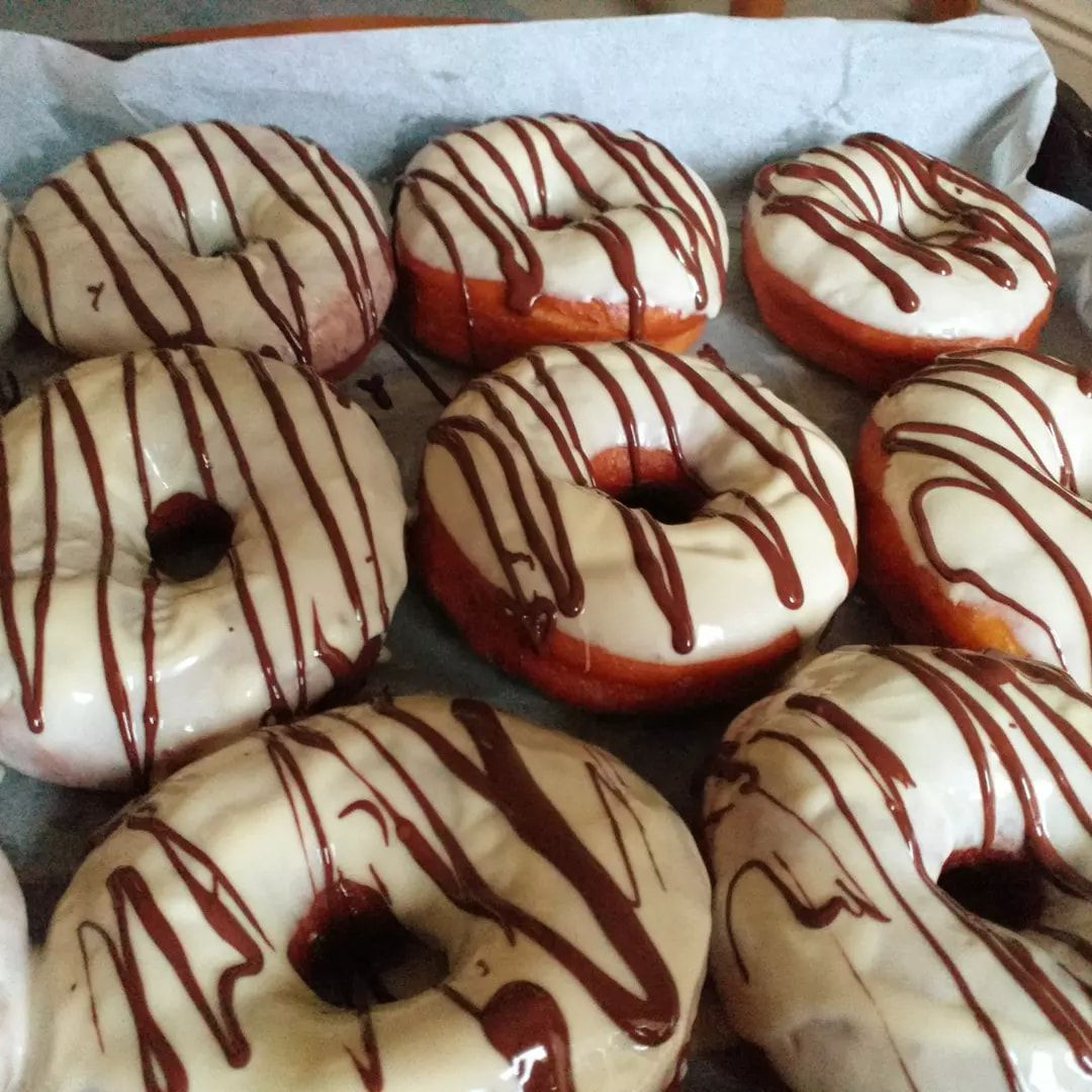 Donuts-με λευκή σοκολάτα-συνταγή-