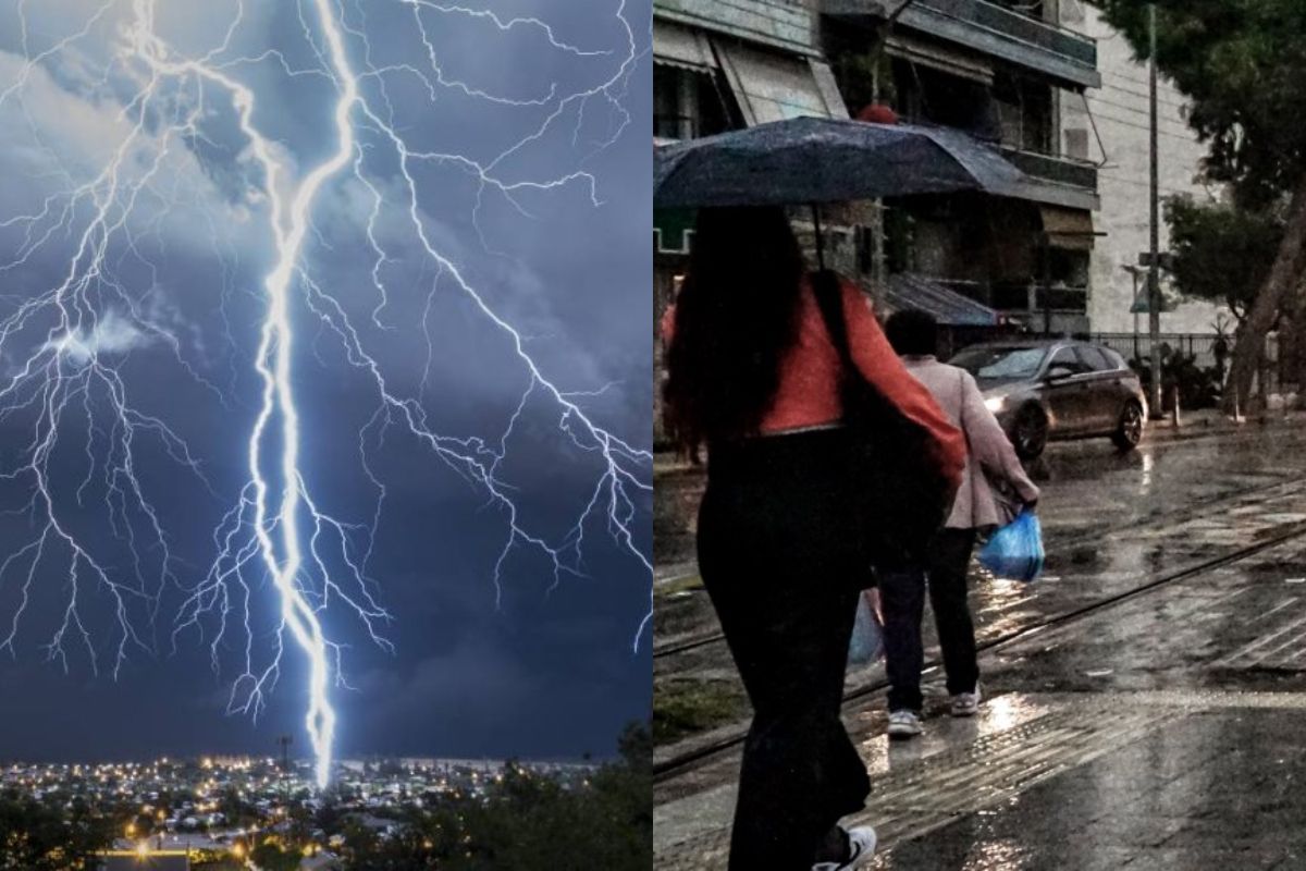 Καιρός : Έρχεται διήμερο με βροχές και καταιγίδες