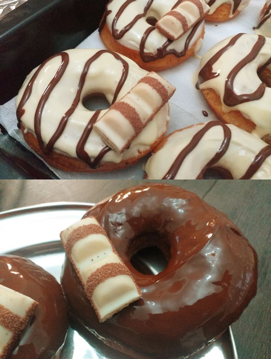donuts-Kinder Bueno-συνταγή-