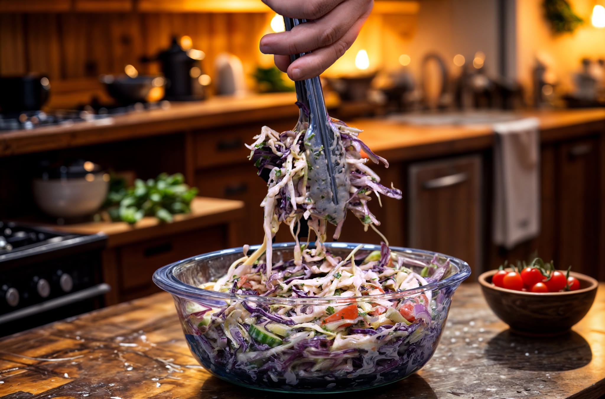 Cabbage-salad-με ντοματίνια-συνταγή-