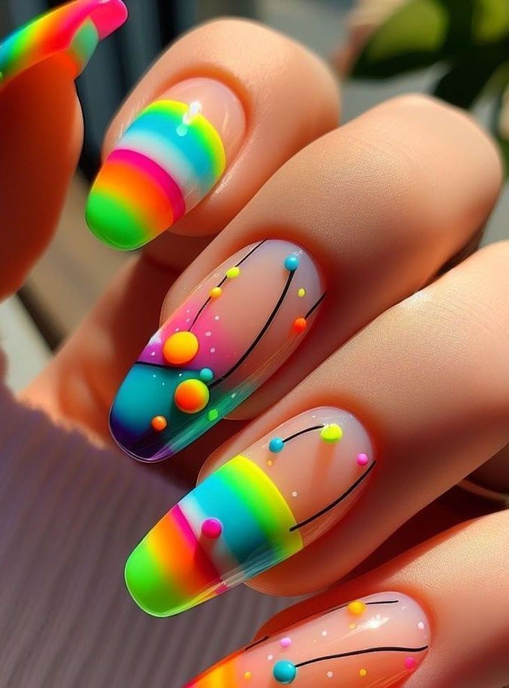 psychedelic-αποκριάτικα-νύχια-ιδέες-