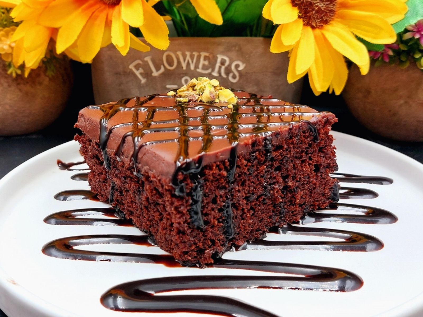 Σοκολατόπιτα-χωρίς βούτυρο-και-χωρίς αυγά-του Γιώργου Ζώλη-συνταγή-