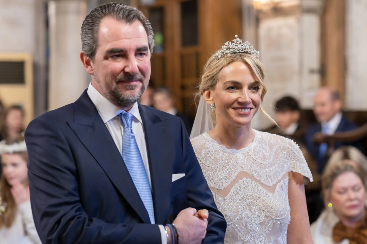 Νικόλαος Ντε Γκρες-Χρυσή Βαρδινογιάννη-φωτογραφίες-από-τον-γάμο-