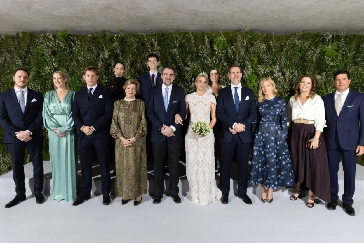 Νικόλαος Ντε Γκρες-Χρυσή Βαρδινογιάννη-φωτογραφίες-από-τον-γάμο-