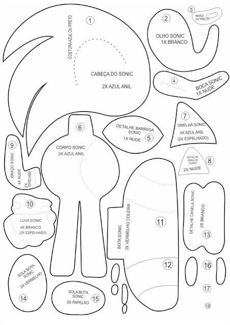 αποκριάτικη-στολή-Sonic-για-παιδιά-και-ενήλικους-βήμα βήμα-diy-
