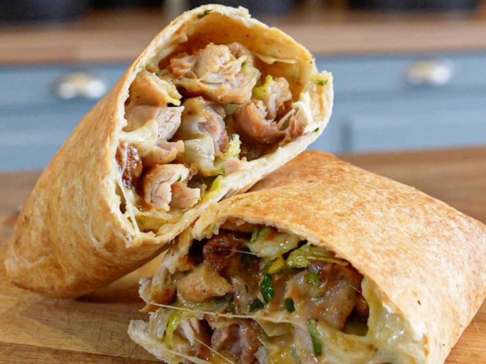 Buritto-με σπιτικό γύρο-κοτόπουλο-στο Airfryer-συνταγή-