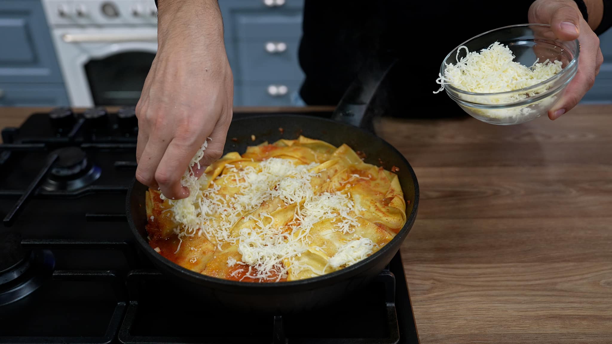 Λαζάνια-με κιμά-στο τηγάνι-συνταγή- Λαζάνια-με κιμά-στο τηγάνι-συνταγή-