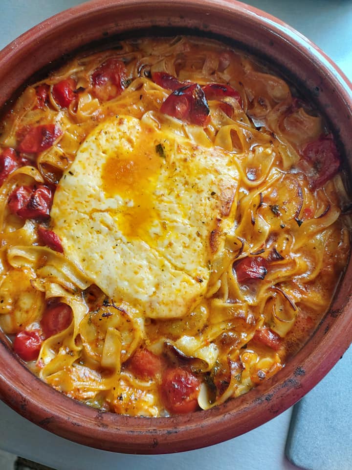 Χυλοπίτες-με γαρίδες-στη γάστρα-συνταγή- Χυλοπίτες-με γαρίδες-στη γάστρα-συνταγή-