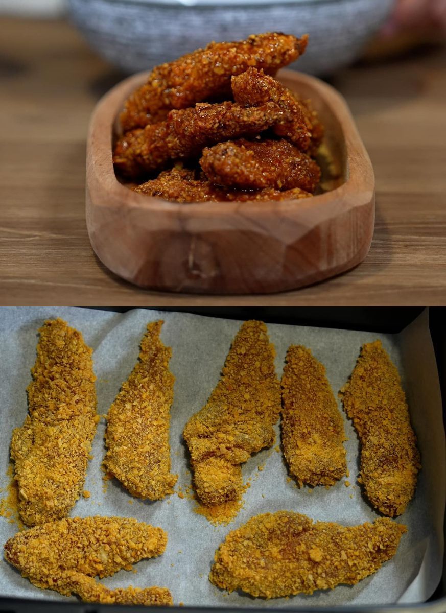 Πικάντικες-κοτομπουκιές-στο Airfryer-συνταγή- Πικάντικες-κοτομπουκιές-στο Airfryer-συνταγή-
