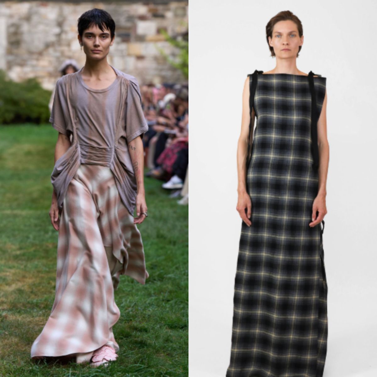 καρό print-τάσεις-Άνοιξη-Καλοκαίρι 2025-στη-μόδα-ιδέες-